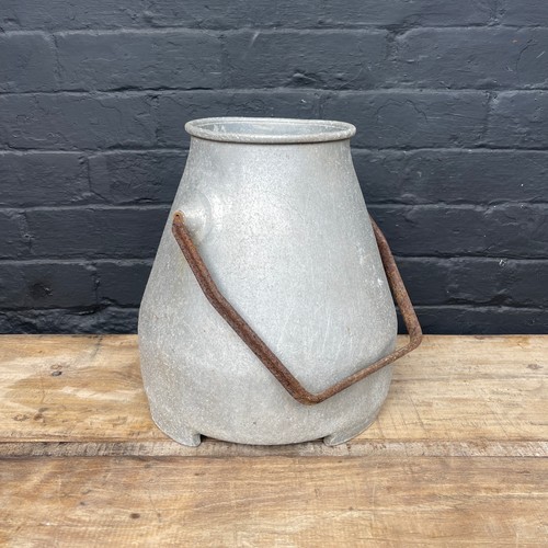 Vintage galvanised milk - milk, churn
