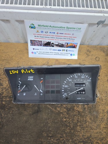 Ldv pilot speedometer speedo - ldv,