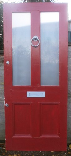 Antique front door - front,