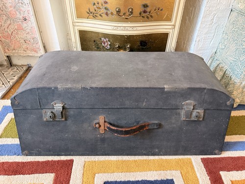 Vintage antique large travel - vintage,