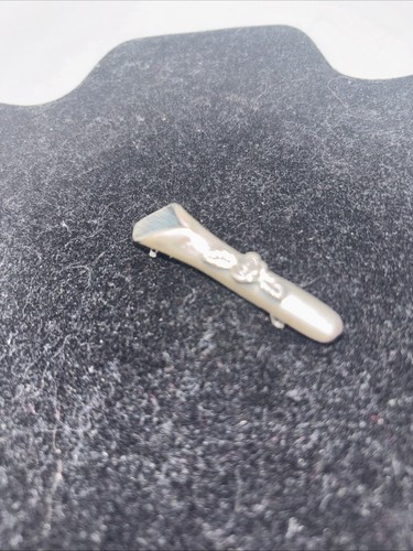 Vintage silver tone floral - tone,