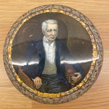 Prattware Large Pot Lid Wellington 185a (161) by Pratt with Original C & B Base