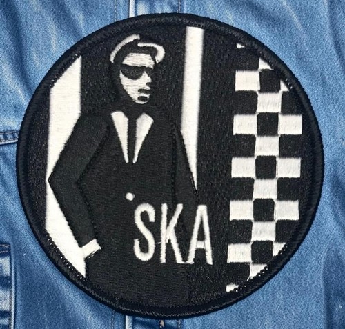 Ska reggae skinhead patch - ska,