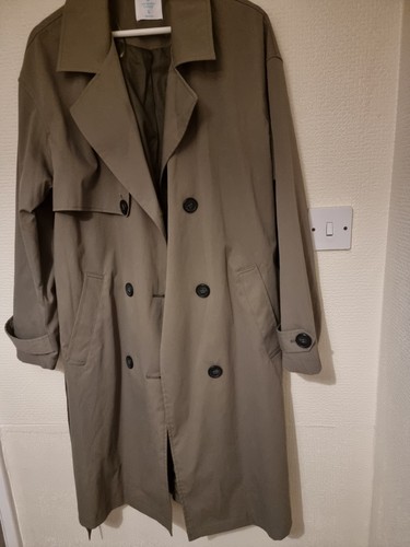 Ladies green trench mac - trench,