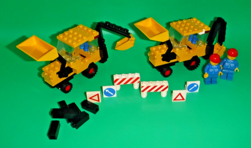 Lego 6686 backhoe vintage - backhoe, 2