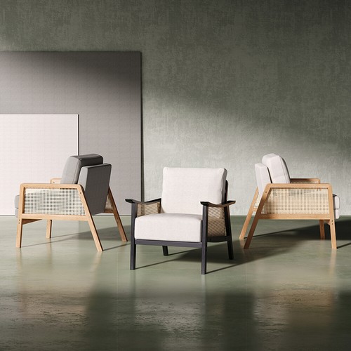 Stylish modern rattan armchair - stylish,