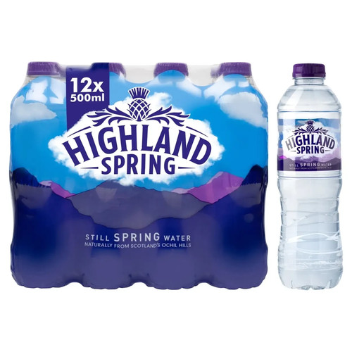 Highland spring still 500 - highland, x