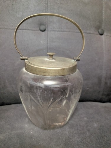 Vintage cut glass - glass, biscuit