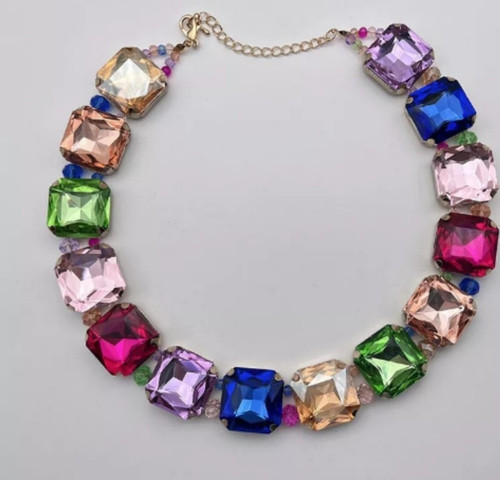 Multi coloured choker - multi,