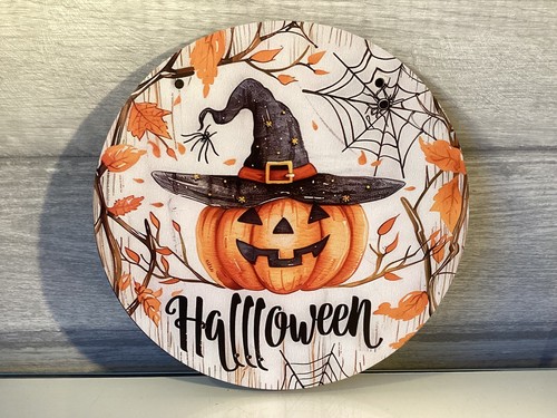 Happy halloween wooden - sign,