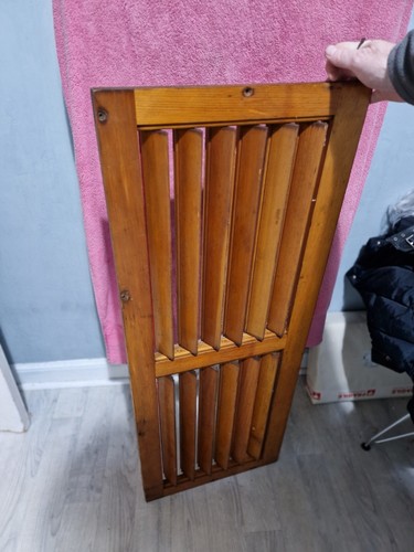 Vintage wooden louvered - wooden,