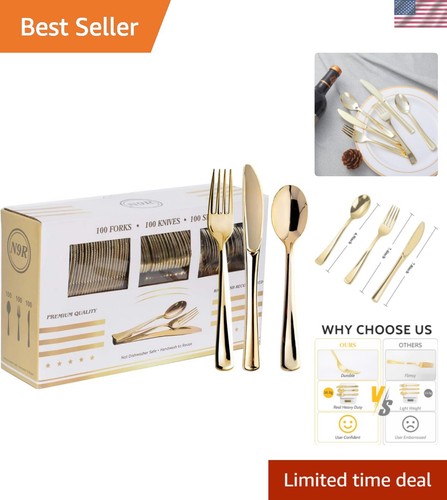 300pcs gold plastic - 300pcs,