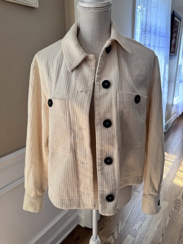Zara off white - off, corduroy