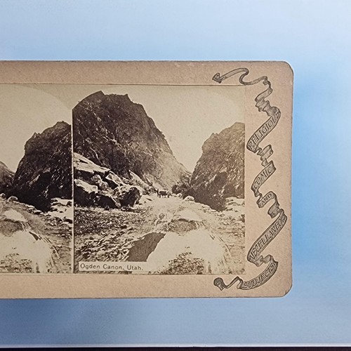 Utah stereoview c1880 real - stereoview,