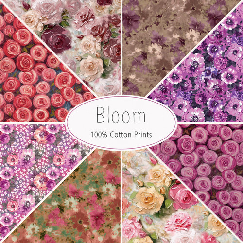 Bloom floral 100 cotton - floral,