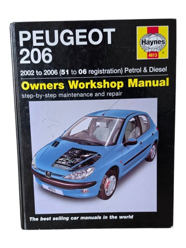 Haynes peugeot 206 workshop - haynes,