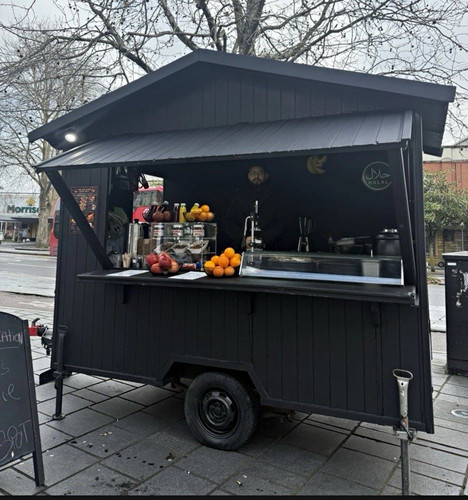 Black mobile food - black,