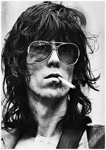 Keith richards black white - black,