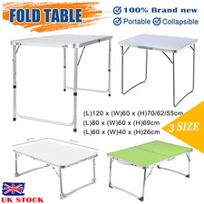 Aluminum Folding Portable Small Desk Outdoor Picnic Camping Table Laptop PC Desk