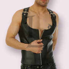 Man's Black Corset Real