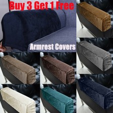 Velvet Removable Armchair Covers Arm Chair Protector Armrest Stretch-Sofa Couch