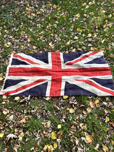 Old vintage union jack - old,