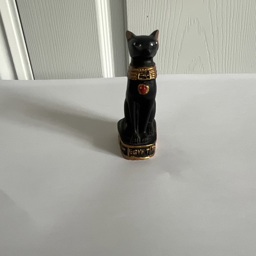 Mini resin egyptian cat - resin,