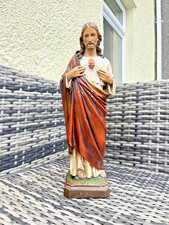 ANTIQUE 16" PLASTER CHALKWARE