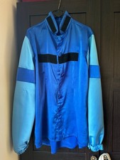 HORSE RACING JOCKEY SILKS colours blue