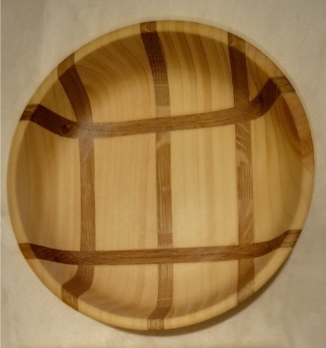 Hand turned oak pine - hand,