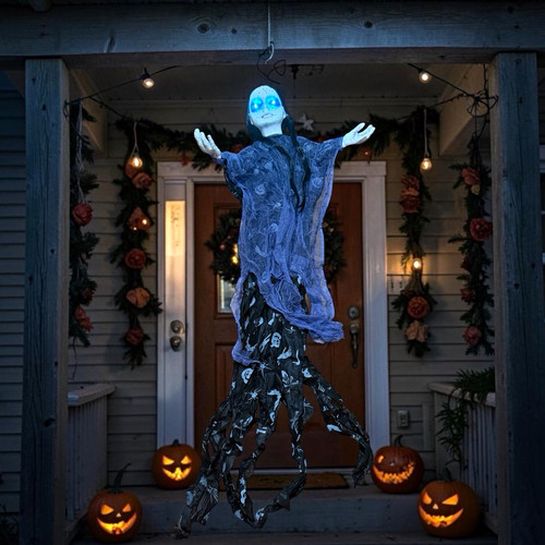 Hanging halloween witch - hanging,