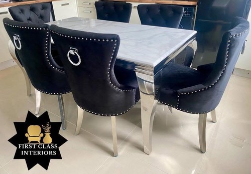 Louis 150cm marble dining - louis,