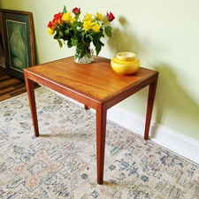 Vintage Teak Side Table Small Medium Coffee Bedside Side End Table Mid-Century 