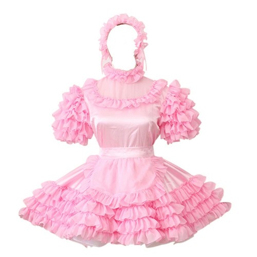 Baby sissy maid satin pink - sissy,