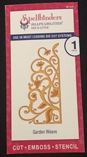 Garden Weave corner swirls Spellbinders Shapeabilities Die D-Lites metal die