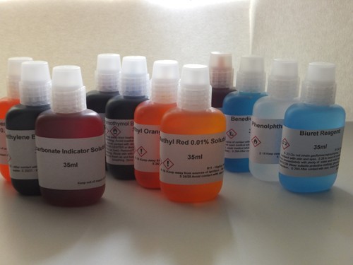 Chemical indicators microscopy - indicators,