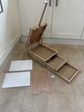 Wooden Table Box Easel Stand