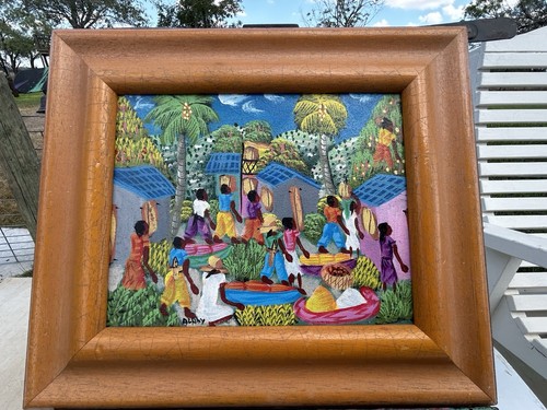 Unknown haitian art towns - art,,