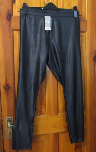 George bnwt black wet look - bnwt,