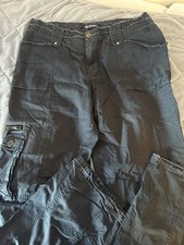 Airwalk cargo trousers vintage distressed  with star embroidered U.K. 16