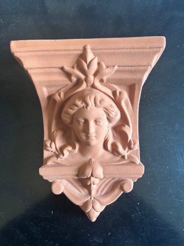 Terracota ornate roman figure - ornate,