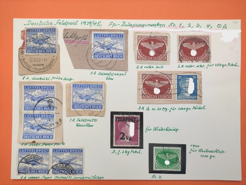 Field post registration stamps - field,