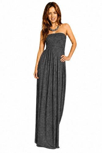 Ladies strapless maxi - ladies,