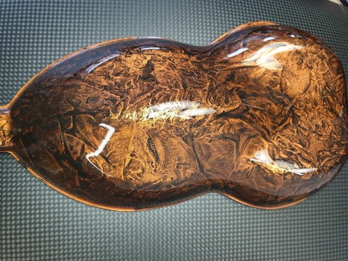 Golden orange marble - golden,