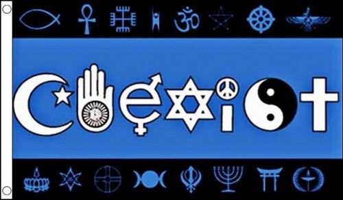 Coexist flag 3 multi - coexist, x