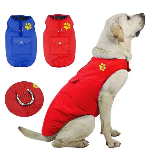 Windproof warm dog jacket - warm, for