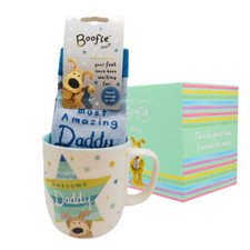 Boofle Brilliant Daddy Mug & Socks Gift Set Cute Socks & Boofle Mug In Gift Box