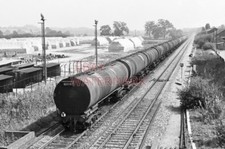 PHOTO  COLTHROP - TRAIN LOAD OF OIL TANKERS 29-08-79