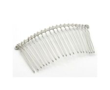 Beadable Metal Bridal Hair Combs Silver Effect Bridal Prom Fascinator Bases ML
