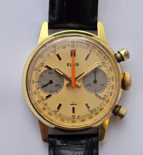 Vintage elgin chronograph - elgin,